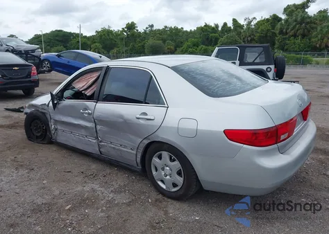 2005 Honda Accord 2.4 Lx из США, поврежденный, VIN 1HGCM56445L002995